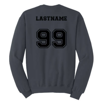 2024 - 6th Grade Maroon Team Adult Crewneck Sweatshirt with Optional Player Name and/or Jersey Number on Back! - Image 11