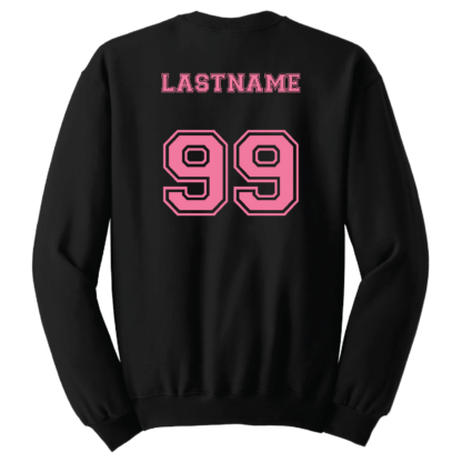 2024 - 6th Grade Maroon Team Adult Crewneck Sweatshirt with Optional Player Name and/or Jersey Number on Back! - Image 5