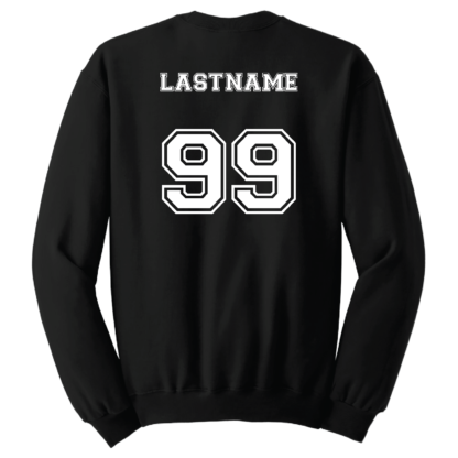 2024 - 6th Grade Maroon Team Adult Crewneck Sweatshirt with Optional Player Name and/or Jersey Number on Back! - Image 15