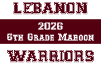 2026 6th Grade Maroon